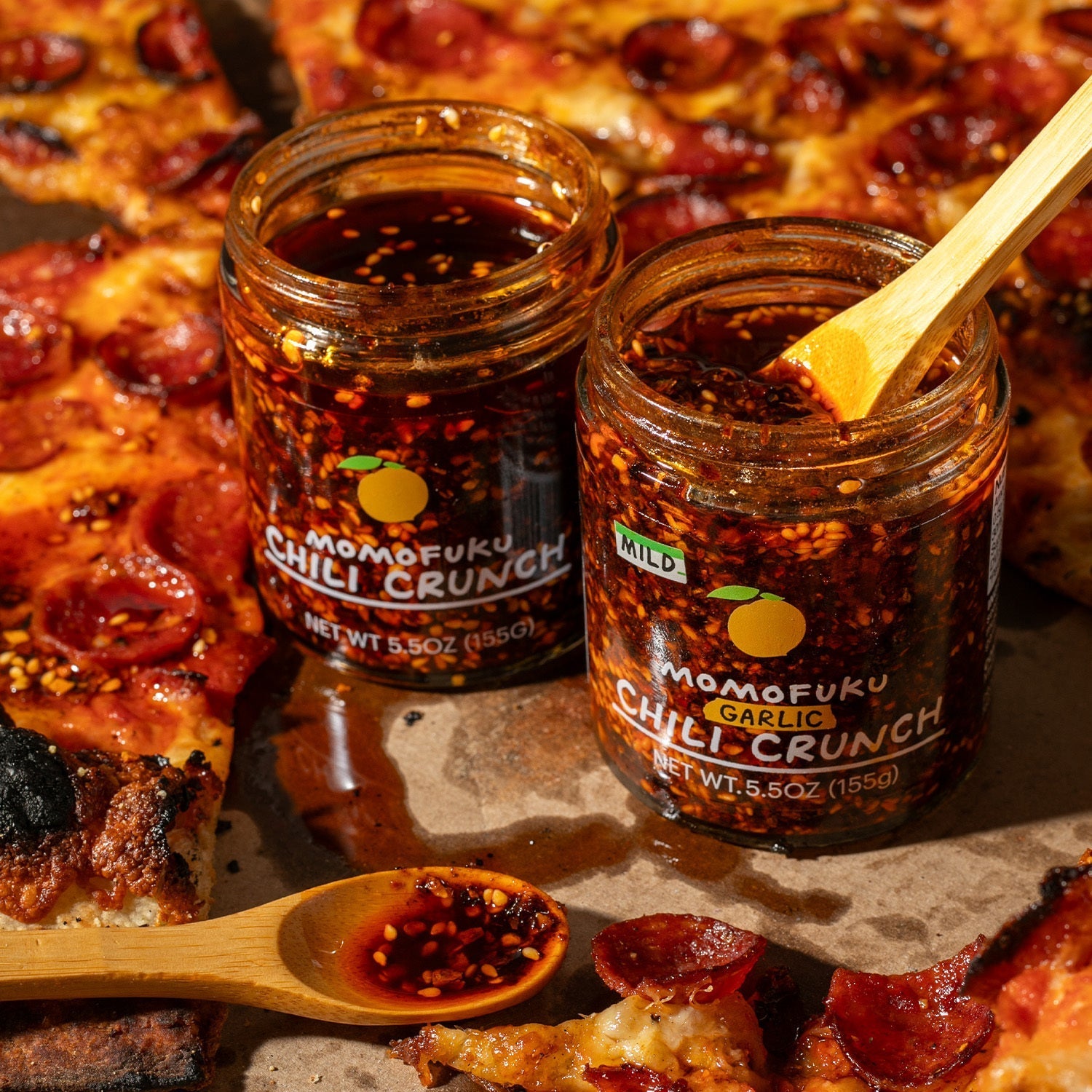 Mild Garlic Chili Crunch 4-Pack - Essential Set
