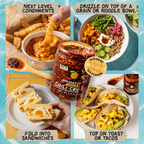 Mild Garlic Chili Crunch 4-Pack - Essential Set