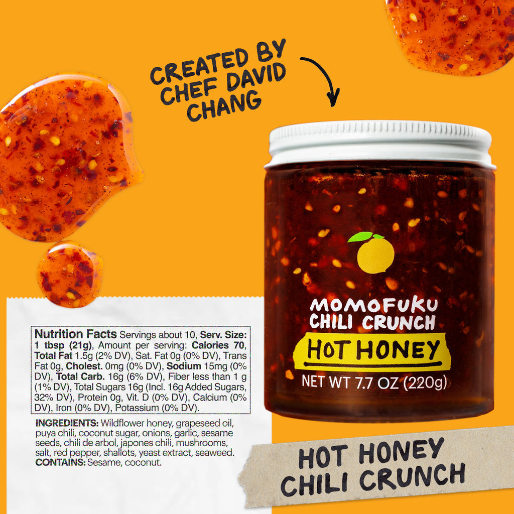Chili Crunch Hot Honey - Classic Finish