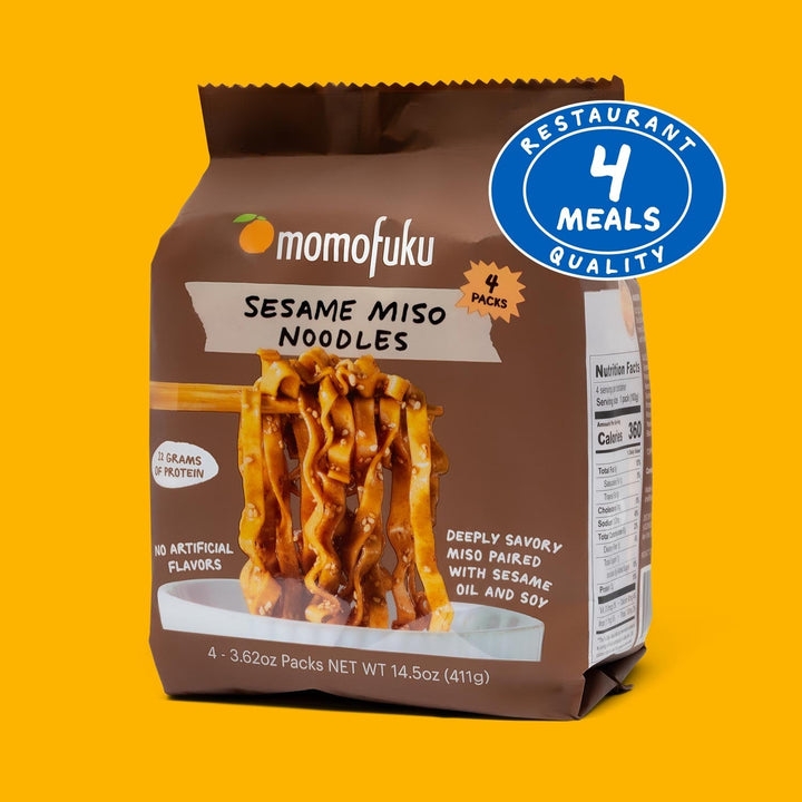 Sesame Miso Noodles | 4 Packs - Bright Touch Bright Touch