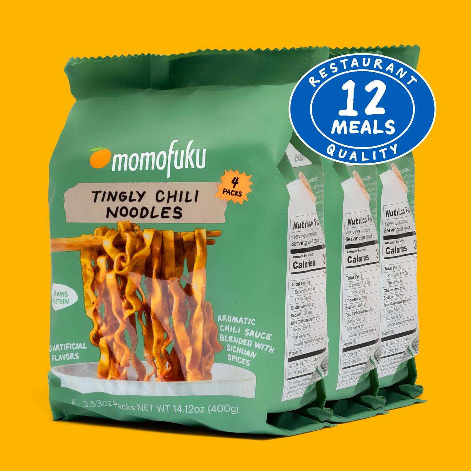 Tingly Chili Noodles | 12 Packs - Clean Style